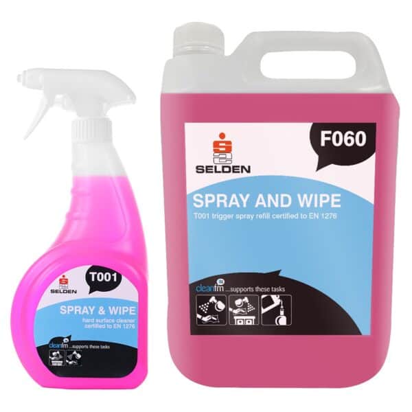 Selden F060 Spray & Wipe Hard Surface Cleaner 5 Litres