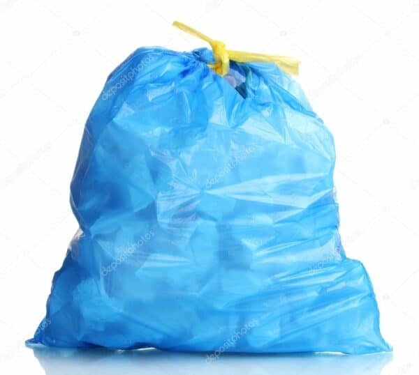 Blue Garbage Bags