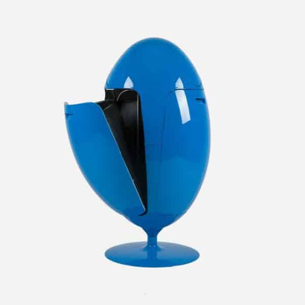 Soldidesign Ovetto galà light blue glossy - Recycling bin