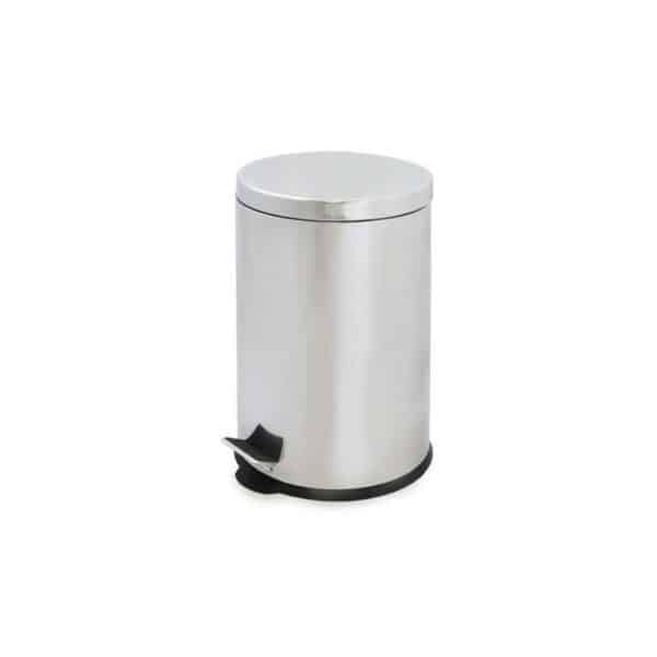 Stainless Steel Bathroom Bin 5l With Cover And Pedal