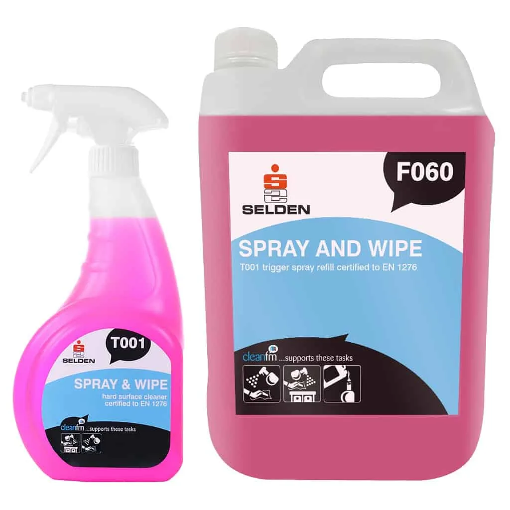 Selden F060 Spray & Wipe Hard Surface Cleaner 5 Litres surface-cleaner