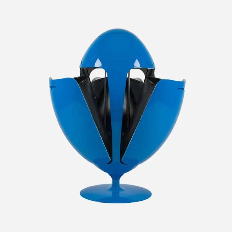 Soldidesign Ovetto galà light blue glossy - Recycling bin dust-bag