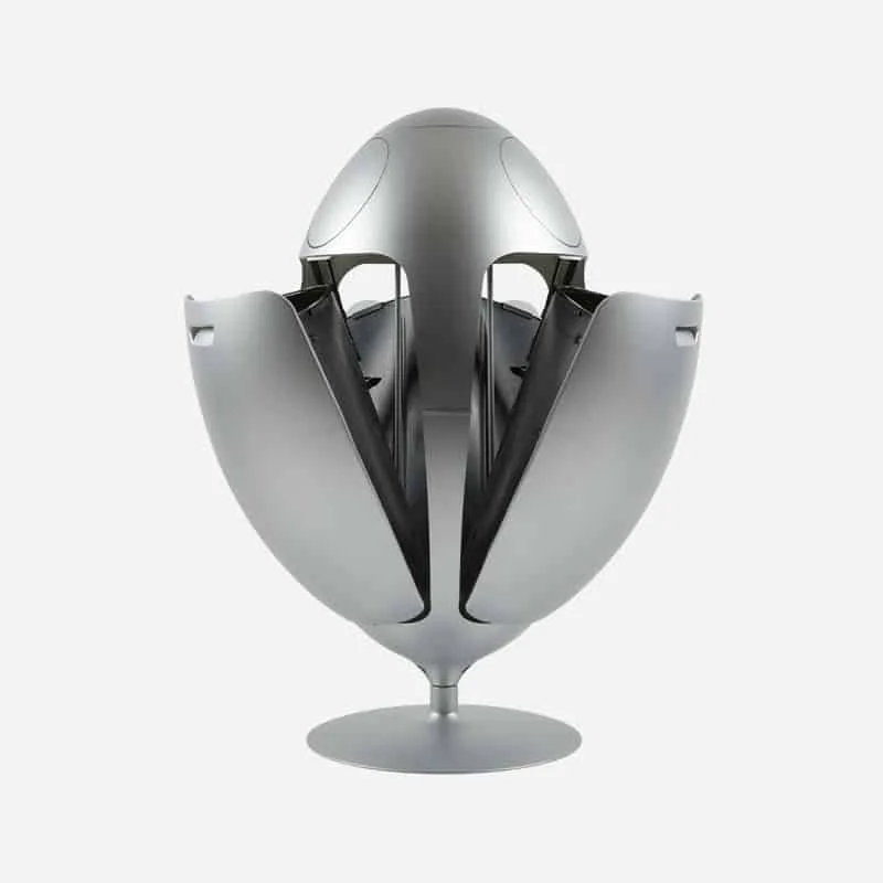 Soldidesign Ovetto metal aluminium opaque - Recycling bin dust-bag