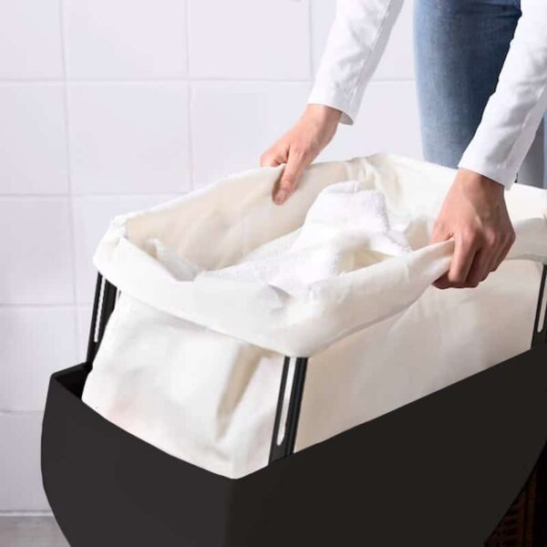 Soldidesign BUC - Laundry basket Gala glossy Black - Image 6