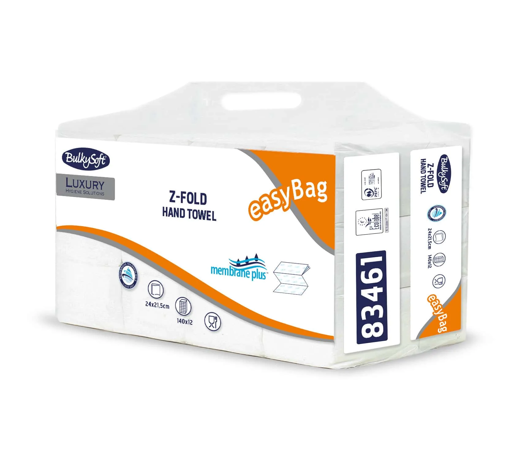 מגבת נייר יוקרה של BulkySoft