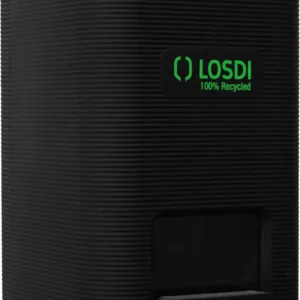Liquid Soap Dispenser. Black matt 100% recycled palstic. ECO-LUXE Line