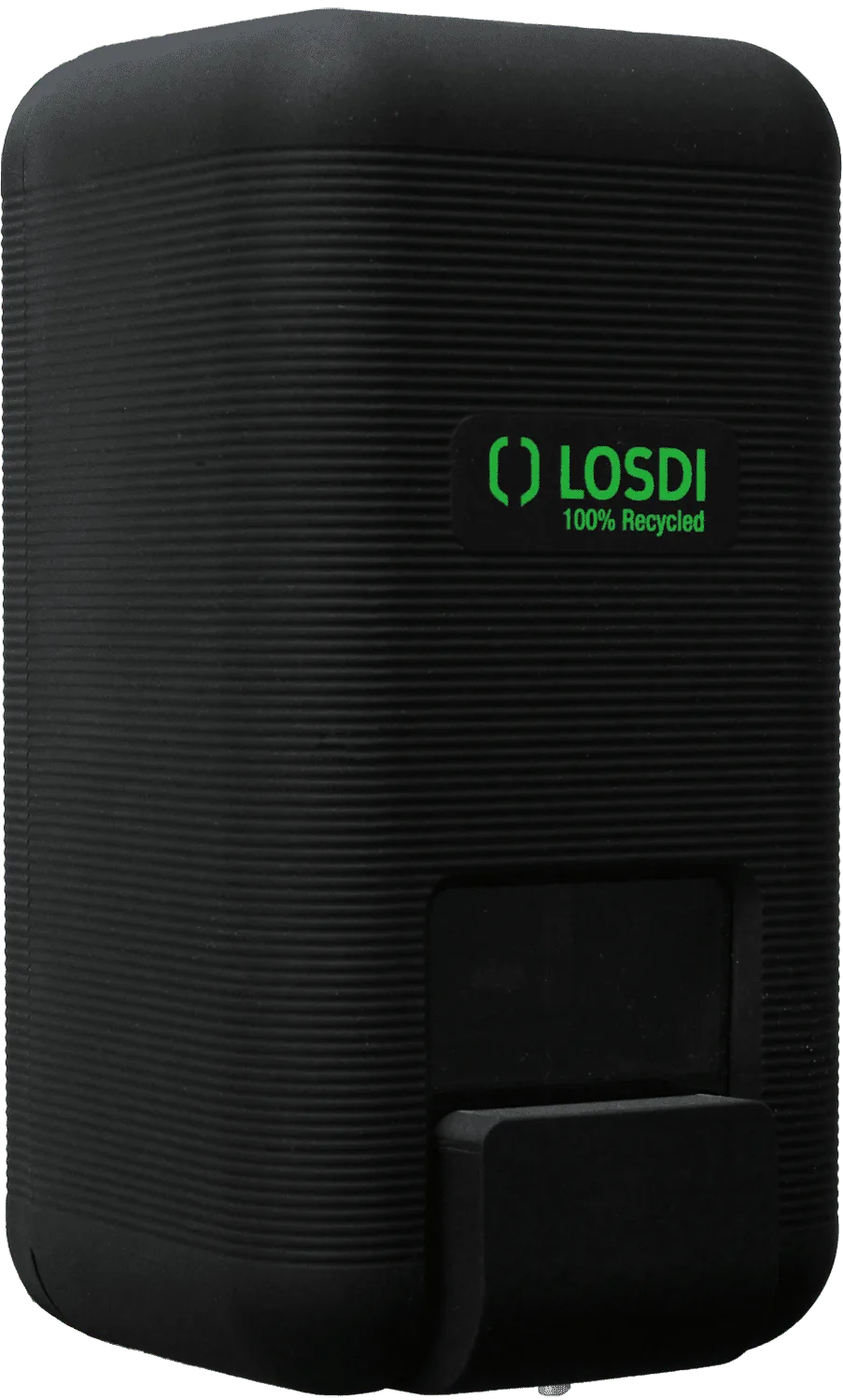 Liquid Soap Dispenser. Black matt 100% recycled palstic. ECO-LUXE Line